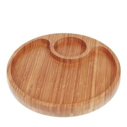 Imagem do produto Gamela em Bamboo com 2 Divisórias MOR-3364