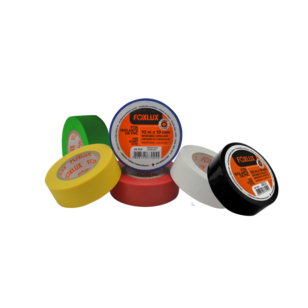 Imagem do produto FITA ISOLANTE PRETA FOXLUX  20 MTS