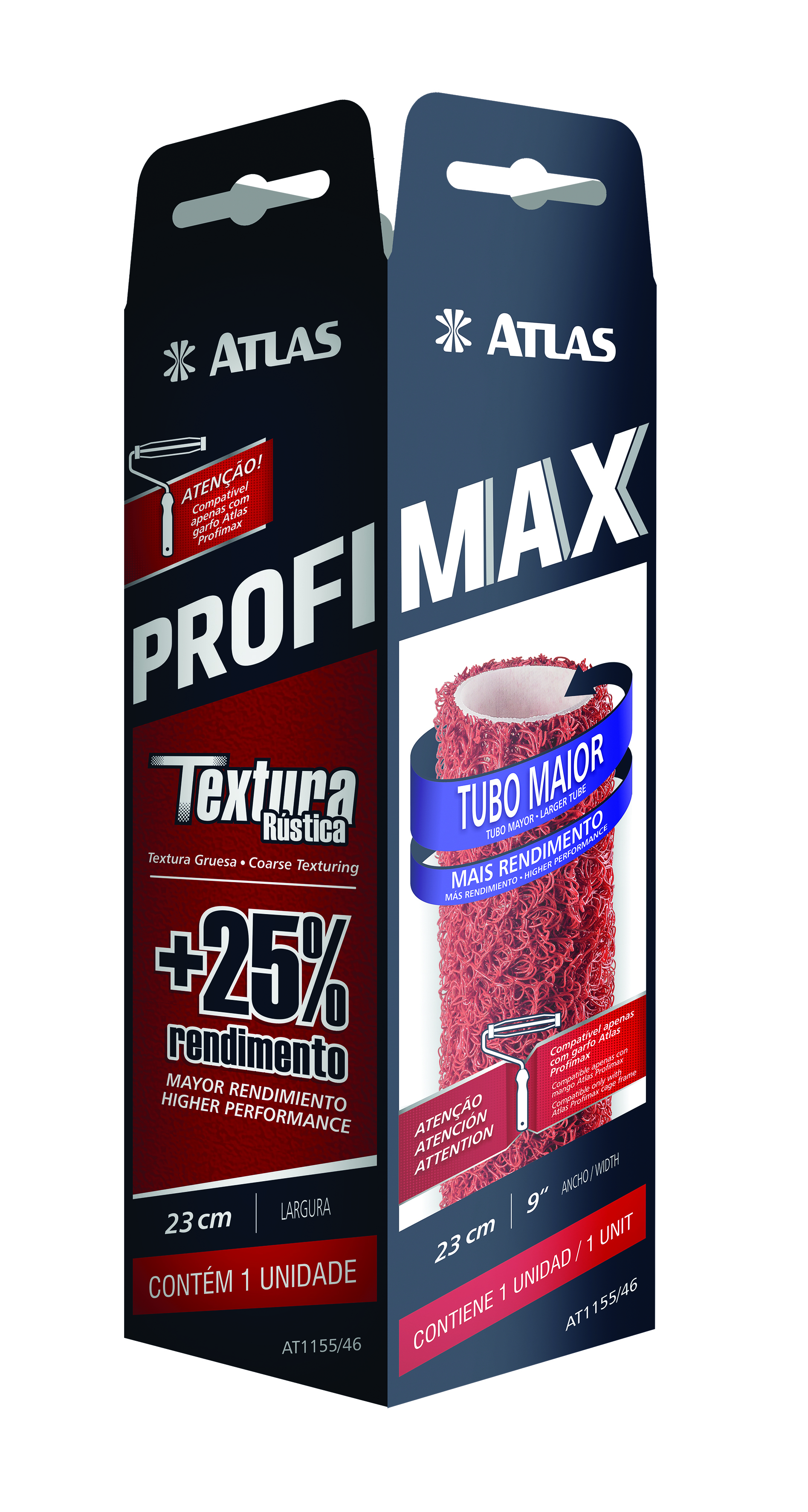 Imagem do produto Refil rolo textura grossa 23cm (diâmetro 46mm)