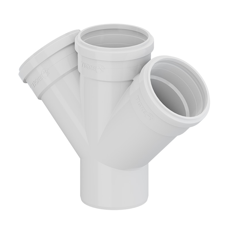 Imagem do produto Tigre Junção Dupla Esgoto 100x100x100mm