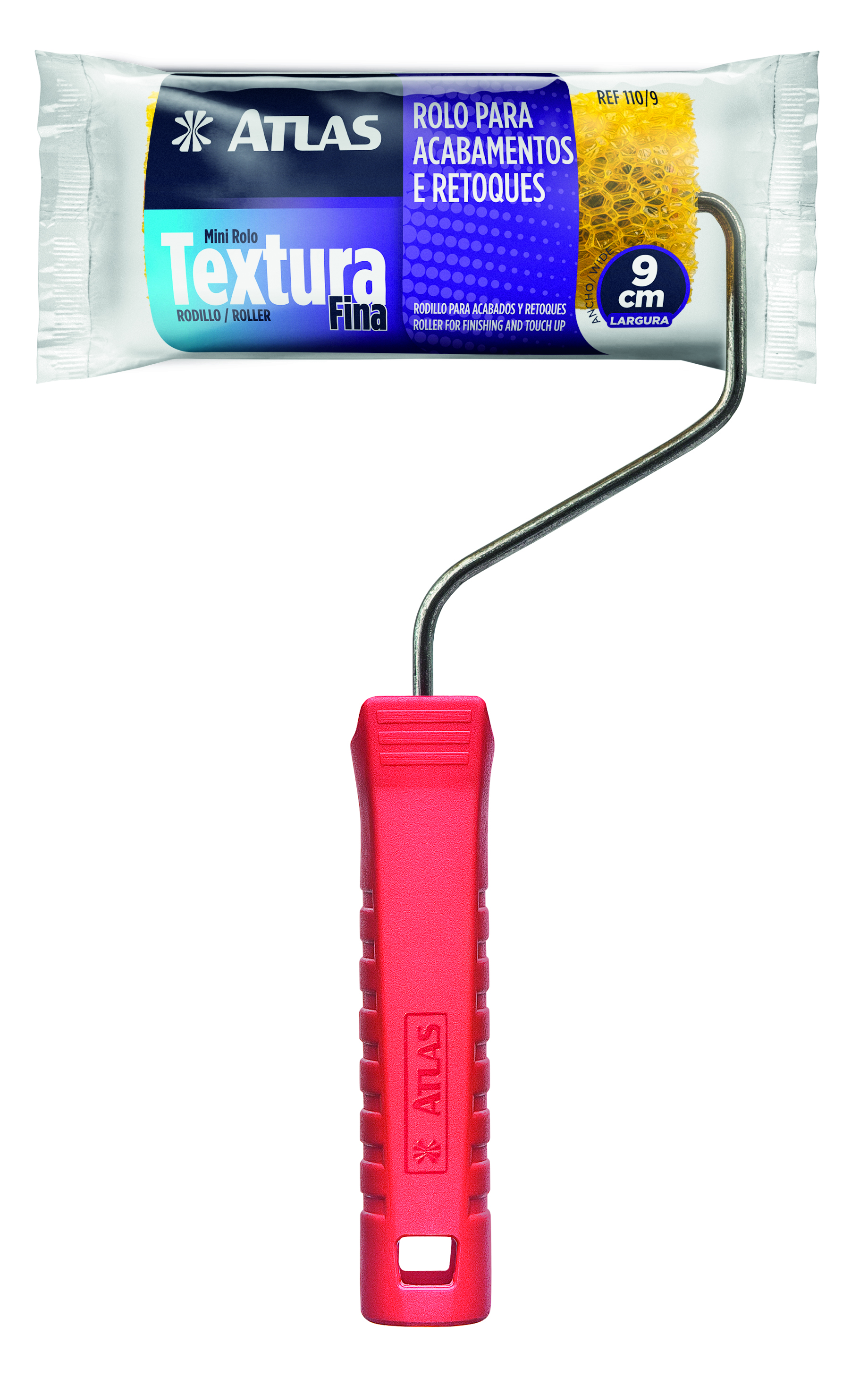 Imagem do produto Atlas Rolo Textura Fina 9Cm