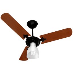 Imagem do produto Ventilador de Teto New Delta Light Preto/Mogno 3 Pás 110V VENTI DELTA-38-3119