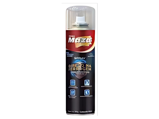 Imagem do produto Maza Spray Esmalte Sintético Direto na Ferrugem Platina 250g