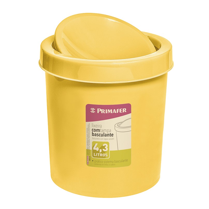 Imagem do produto Lixeira basculante azul 4,3L com 6