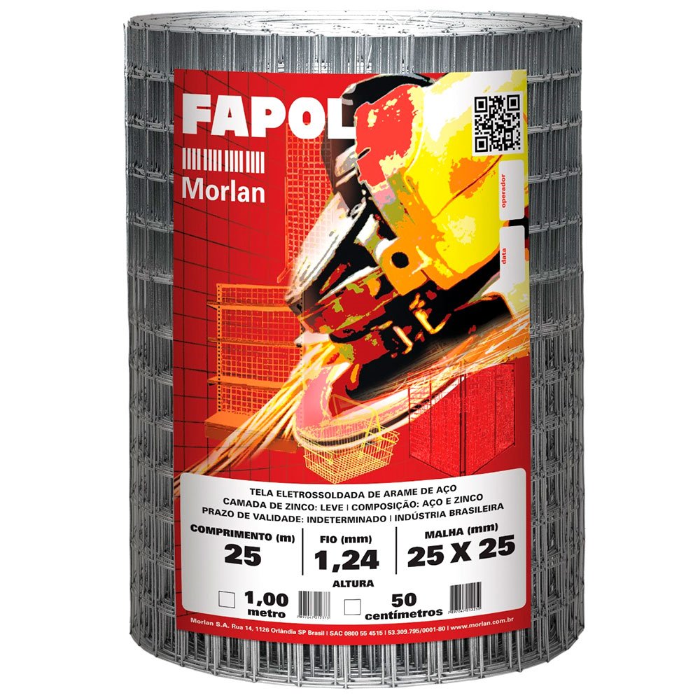 Imagem do produto TELA SOLD. FAPOL 025X025MMX1.24MMX0.50MX25M