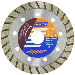 Imagem do produto Disco  de Corte Diamantado Turbo  110x20mm NORTON-70184624368