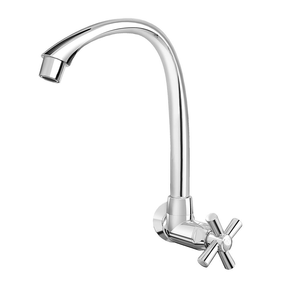 Imagem do produto Tigre Torneira para Cozinha de Parede Bica Alta Cross Cromada