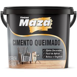 Imagem do produto Revestimento Cimento Queimado Cor Original Balde 25kg MAZA-24715